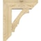 Ekena Millwork Balboa Slat Rough Sawn Bracket w/ Offset Brace, Douglas Fir, 8"W x 24"D x 28"H BKT0806X24X28BOA06RDF - alternate 3